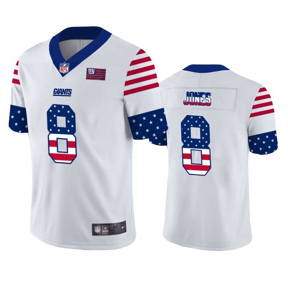 Nike Giants 8 Daniel Jones White USA Flag Fashion Limited Jersey Dyin,We sell and wholesale Nike Giants 8 Daniel Jones White USA Flag Fashion Limited Jersey Dyin on line form chian!